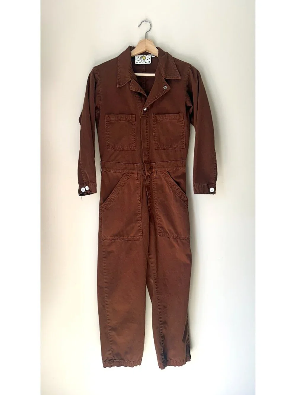 Big Bud Press Womens Brown Long Sleeve Jumpsuit - Picture 2 of 3